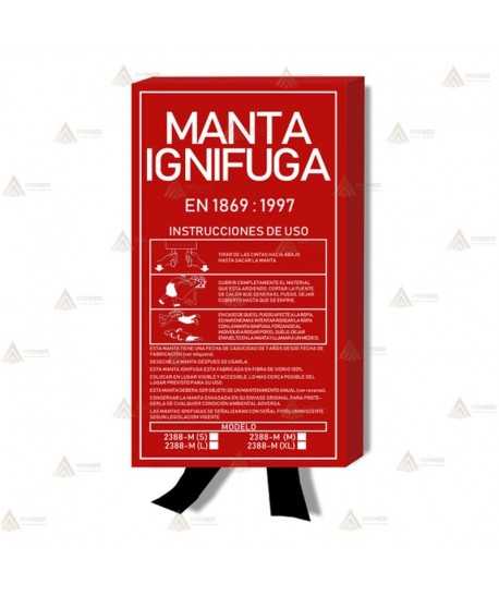 Mantas ignífugas normalizadas para primeros auxilios (Talla S, M, L y XL)