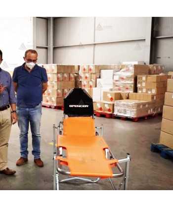 Soporte plegable para camillas de emergencias de Spencer