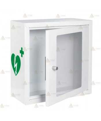 Vitrina metálica sin alarma Basic para desfibriladores