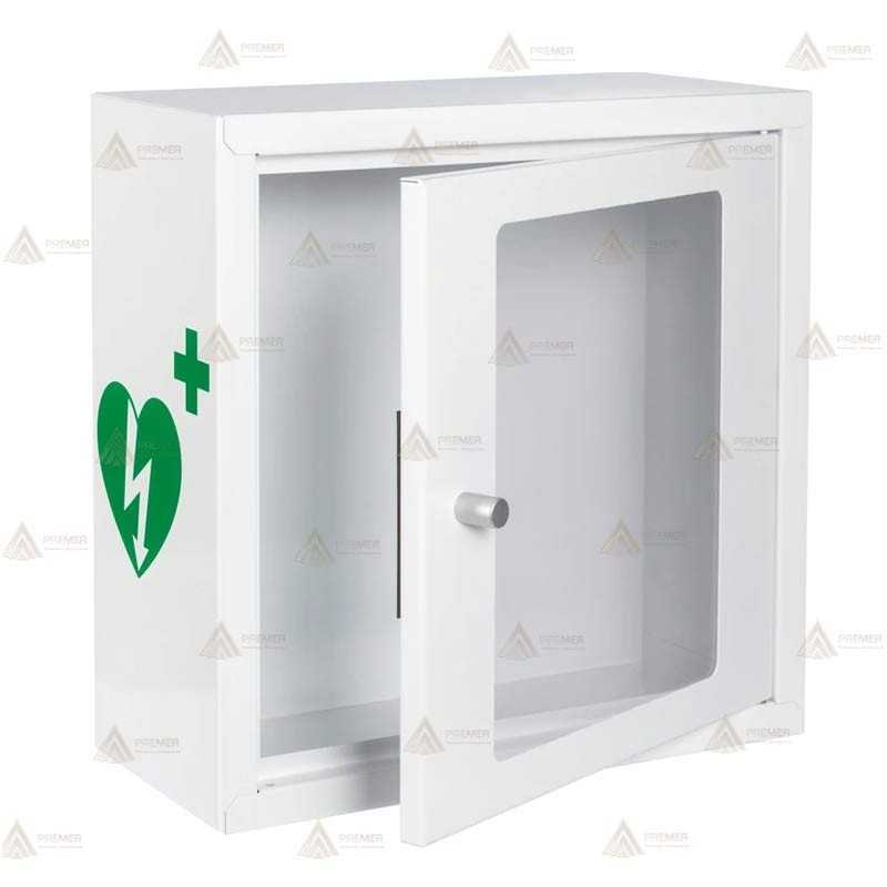 Vitrina metálica sin alarma Basic para desfibriladores