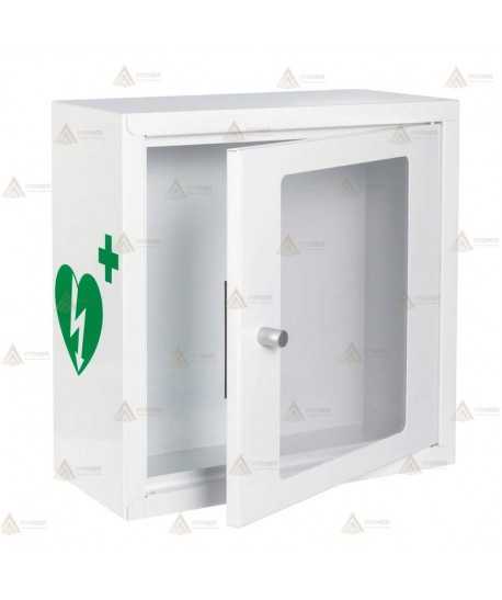 Vitrina metálica sin alarma Basic para desfibriladores
