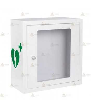 Vitrina metálica sin alarma Basic para desfibriladores