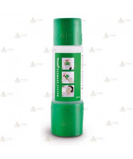 Frasco lavaojos de bolsillo de 500 ml para antidisturbios