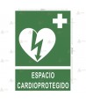 Adhesivo Espacio Cardioprotegido DIN-A4