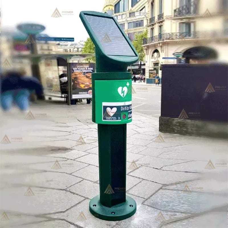 Estación autónoma Aivia Solo para desfibriladores