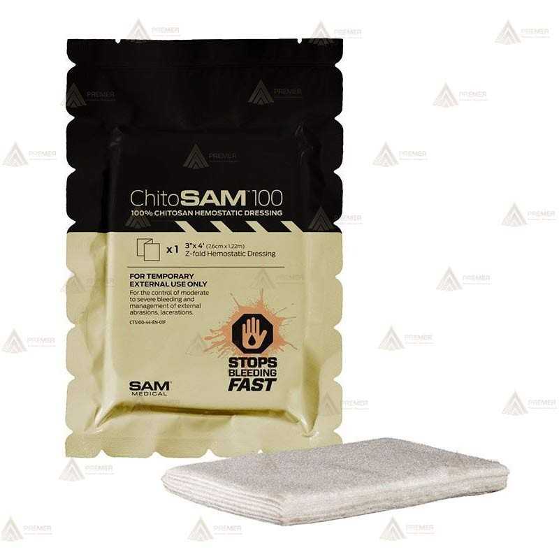 Venda hemostática ChitoSAM 100 (7,6 x 122 cm)