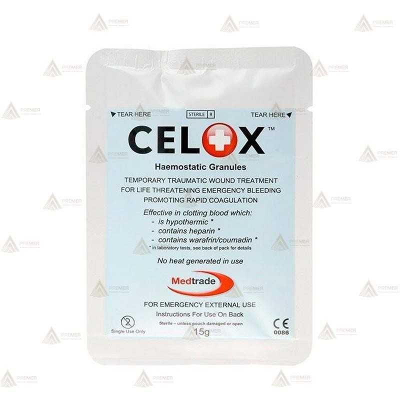 Gránulos hemostáticos CELOX 15 para control de hemorragias