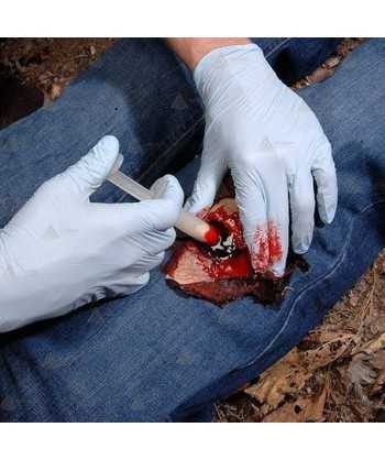 Aplicador de gránulos hemostáticos para control de hemorragias