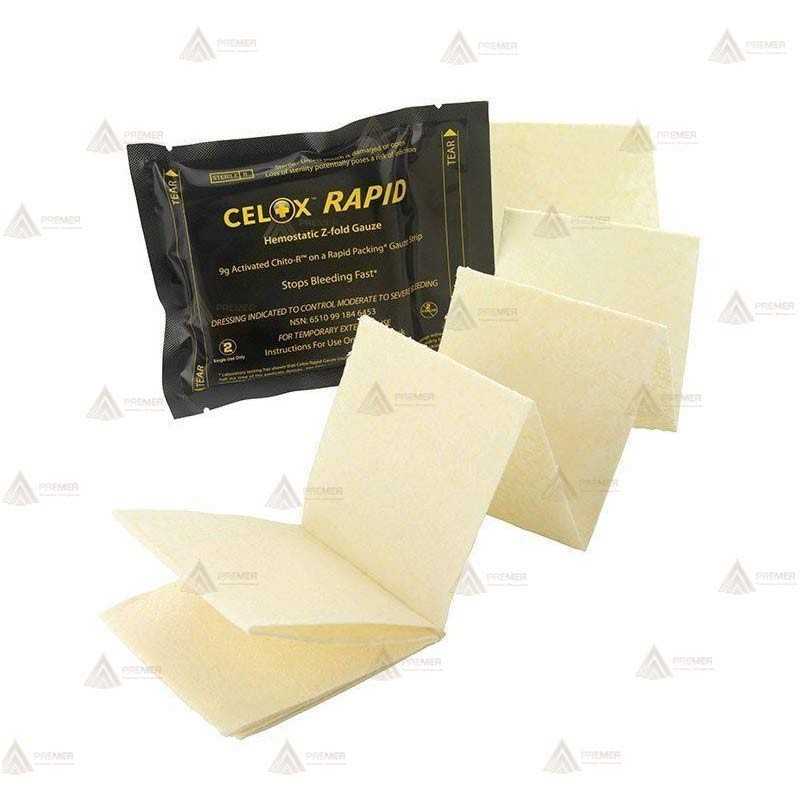 Venda hemostática CELOX RAPID para el control hemorrágico (7,6 cm x 1,5 m)