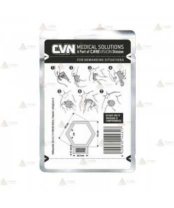 Pack de 2 apósitos torácicos no ventilados Hexagon Chest Seal