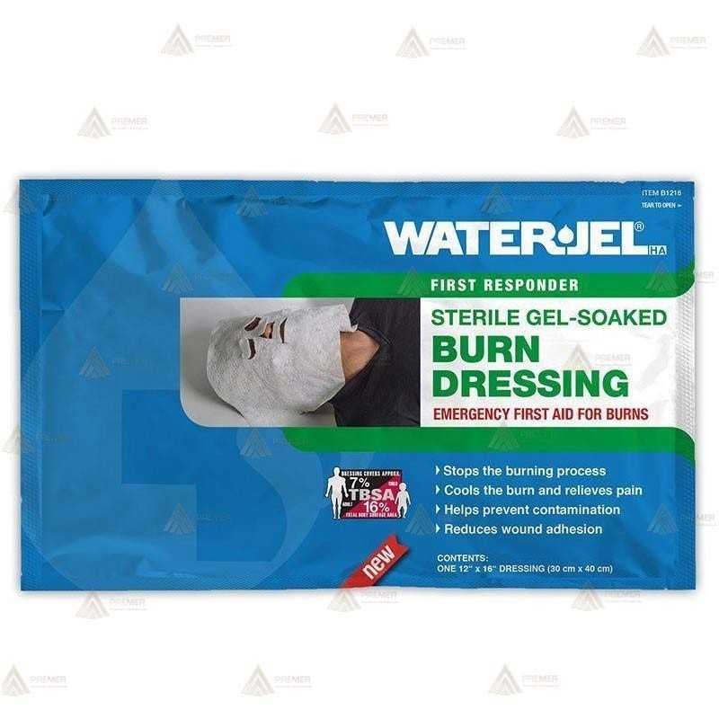 Apósito WaterJel de 30 x 40 cm para quemaduras faciales