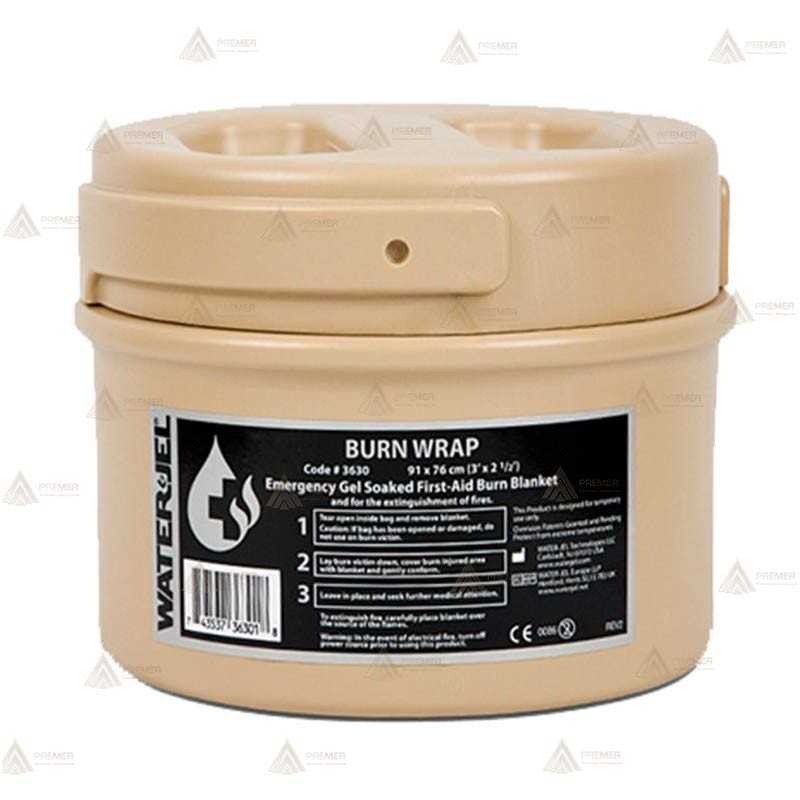 Manta WaterJel military de 91 x 76 cm para quemaduras
