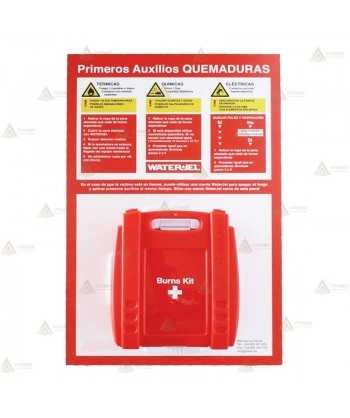 Panel con botiquín profesional WaterJel PIBK para quemaduras