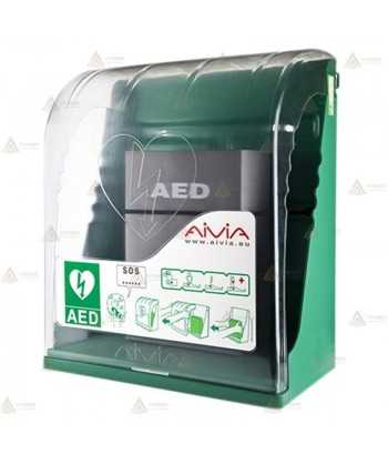 Vitrina AIVIA 100 con alarma para desfibrilador
