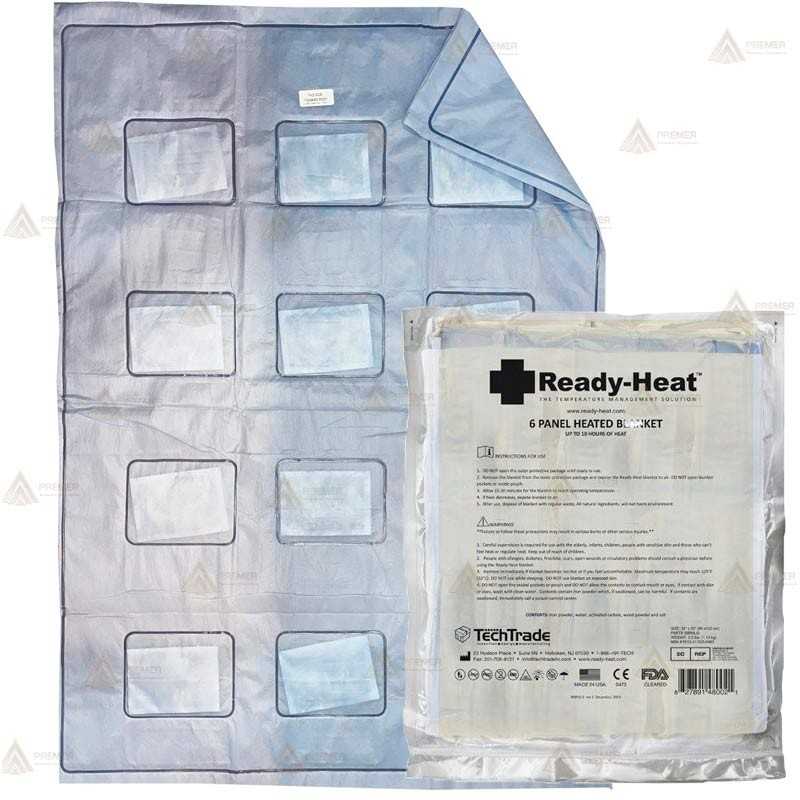 Manta auto-calentable de rescate y emergencias ReadyHeat 6 Panel