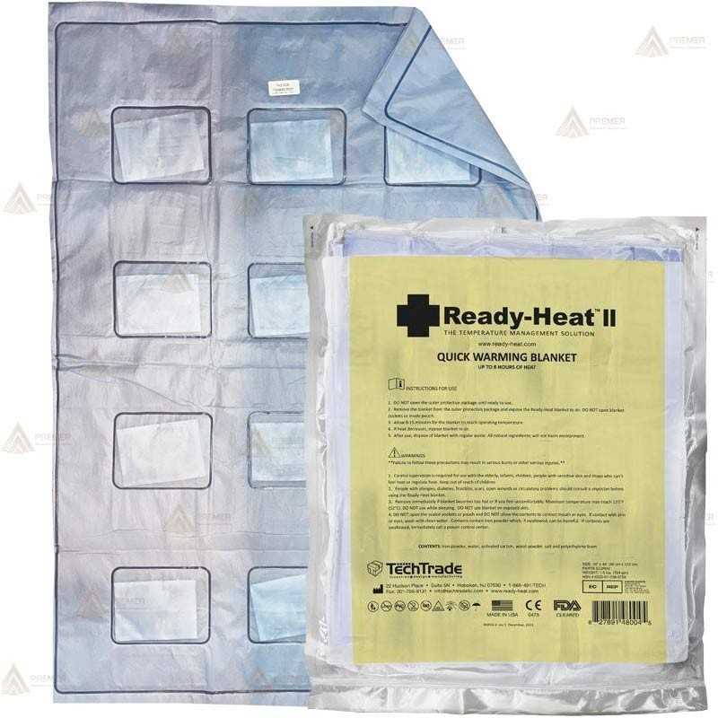 Manta auto-calentable de rescate y emergencias ReadyHeat 12 paneles