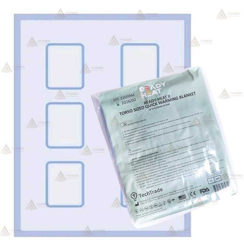 Manta auto-calentable para emergencias ReadyHeat II de 6 paneles