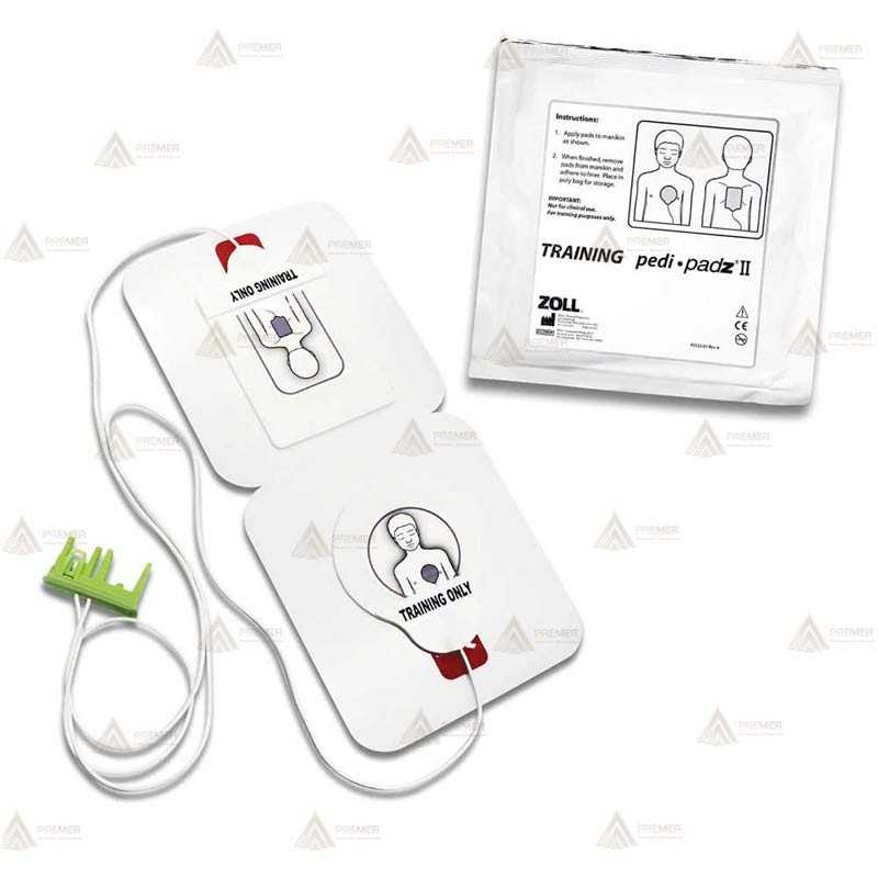 Electrodos pediátricos de entrenamiento para ZOLL TRAINER 2 (6 unidades)