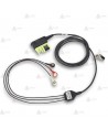 Cable para monitorización básica con electrodos de ECG para el desfibrilador Zoll AED PRO