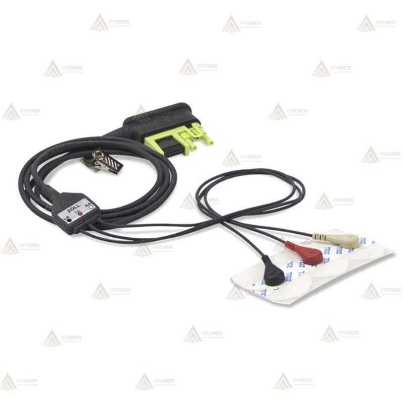 Cable para monitorización básica con electrodos de ECG para el desfibrilador Zoll AED PRO