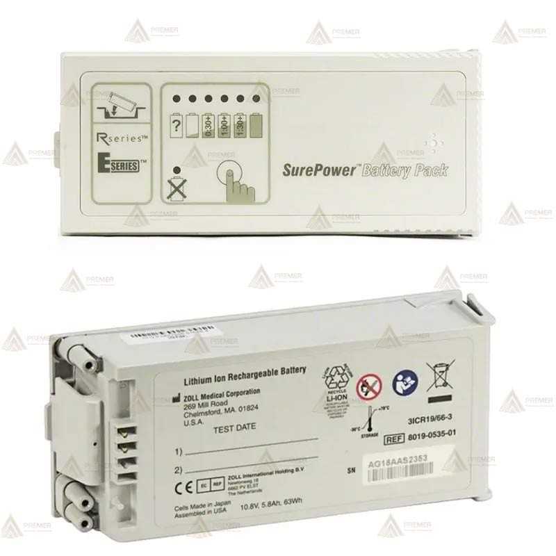 Batería de Litio recargable para desfibrilador Zoll AED PRO
