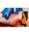 Entrenador SIM de heridas en el muslo