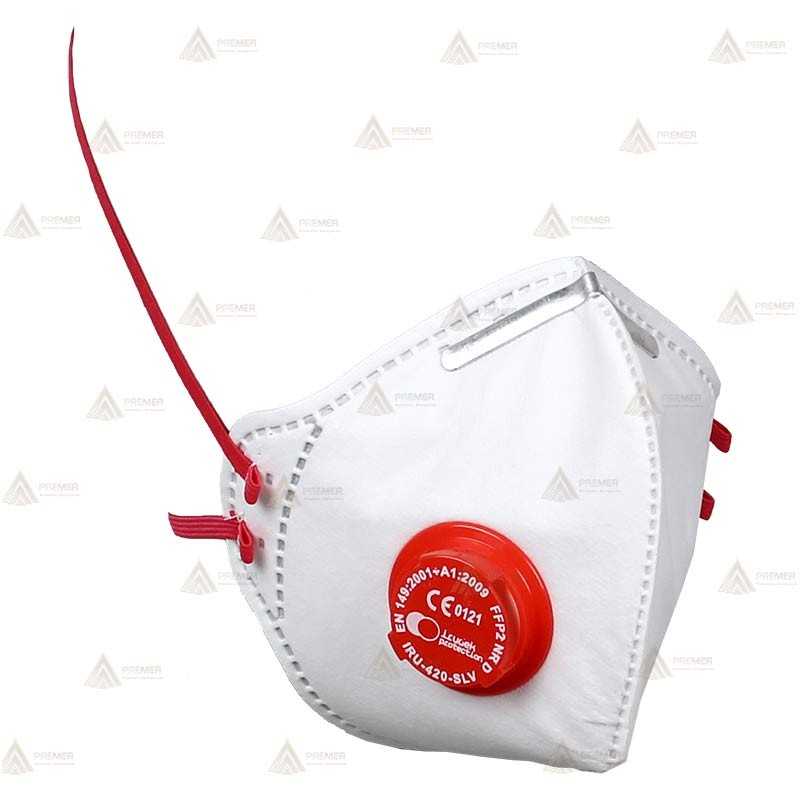 Mascarilla profesional plegable con válvula tipo FFP2 NR