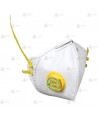 Mascarilla profesional plegable con válvula tipo FFP3 NR
