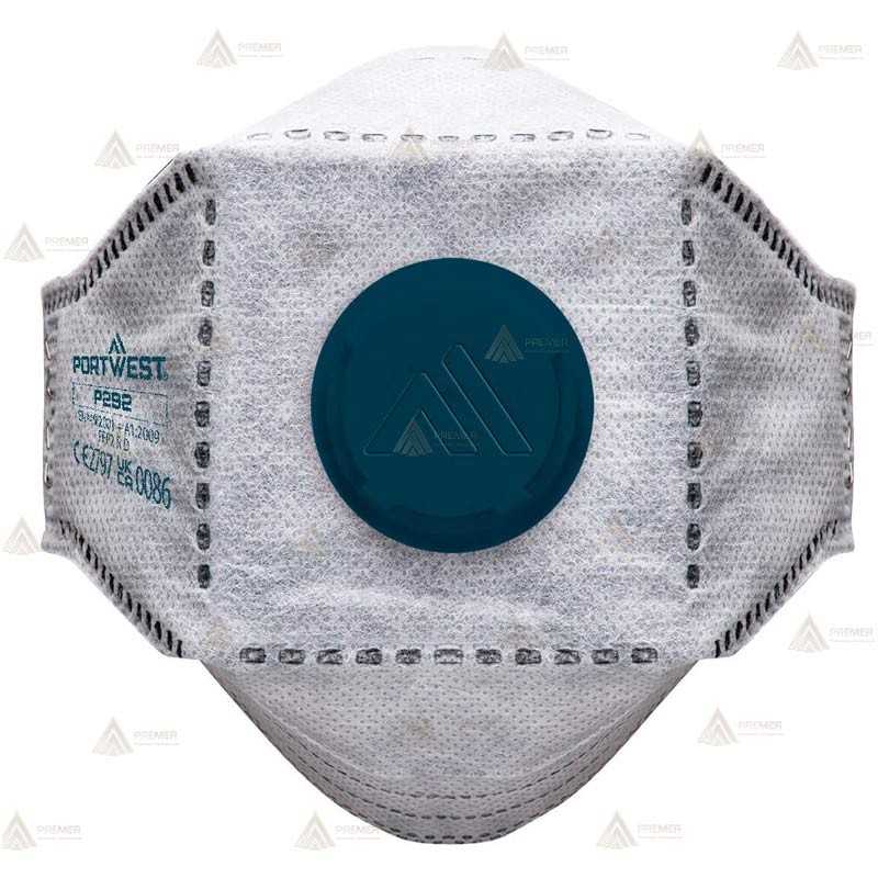 Mascarilla EAGLE plegable con carbono y válvula FFP2