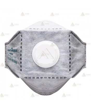 Mascarilla EAGLE plegable con carbono y válvula FFP3