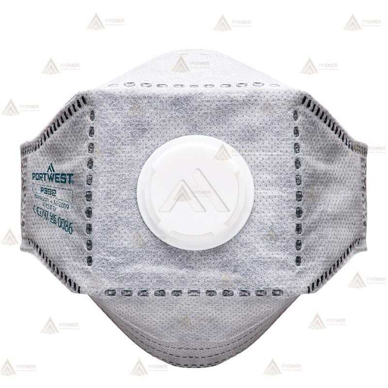 Mascarilla EAGLE plegable con carbono y válvula FFP3