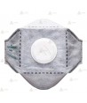Mascarilla EAGLE plegable con carbono y válvula FFP3