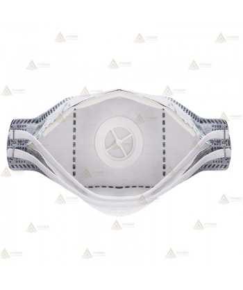 Mascarilla EAGLE plegable con carbono y válvula FFP3