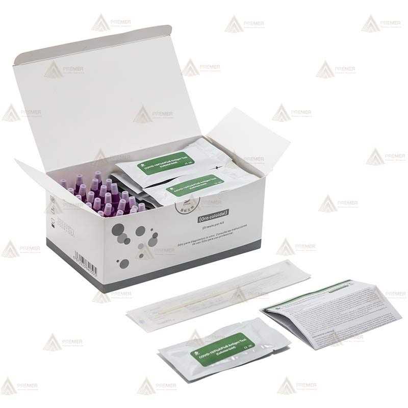 Test de Detección de Antígenos Combo COVID-19, GripeA, GripeB (25 uds)