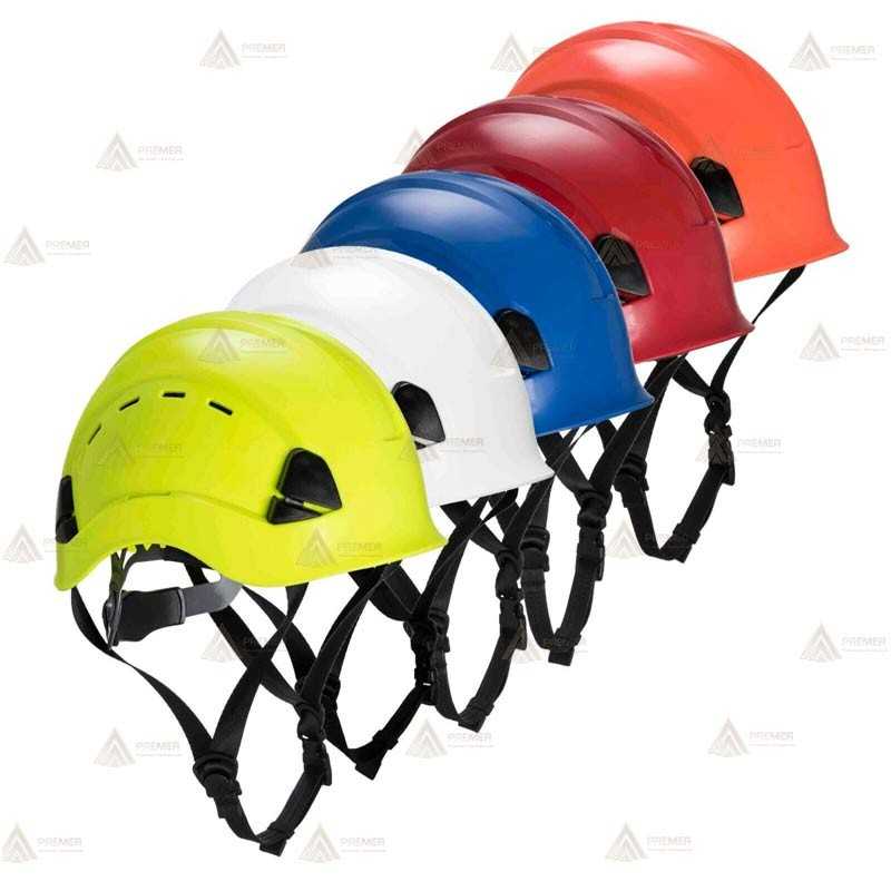 Casco para escalada según la normativa EN 12492