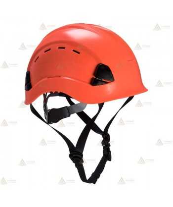 Casco para escalada según la normativa EN 12492
