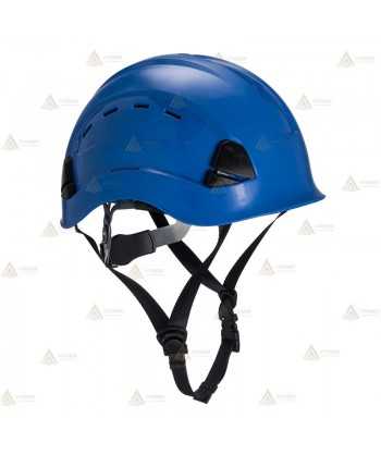 Casco para escalada según la normativa EN 12492