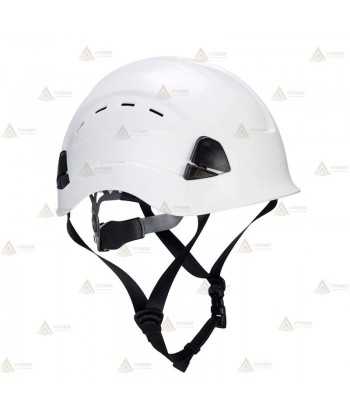 Casco para escalada según la normativa EN 12492
