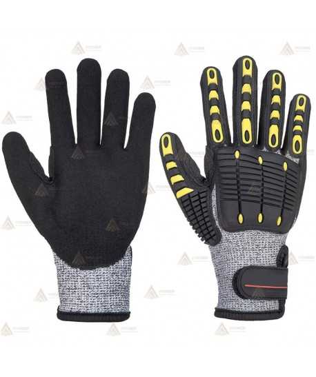 Guantes anti impacto con protección al calor y al corte nivel C