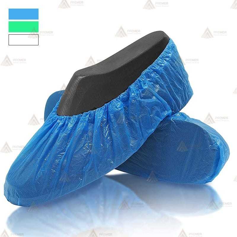Cubre zapatos de Polietileno CPE  muy fuertes color azul