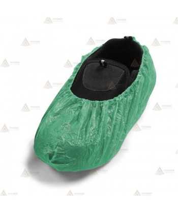 Cubre zapatos de Polietileno CPE  muy fuertes color verde