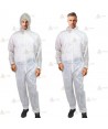 Mono desechable e impermeable con capucha y cremallera (50 Und.)