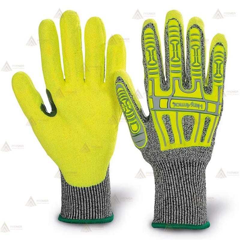 Guantes HexArmor anti impactos y anticorte nivel 5