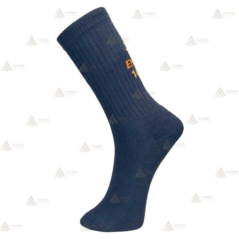 Calcetines ignífugos antiestáticos en tejido modacrílico