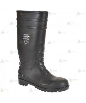 Bota de agua de seguridad químicaa de Pvc/Nitrilo  S5 SRC color negro