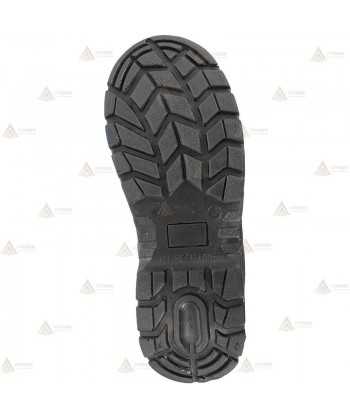 Bota de caña baja en piel flor no metálica S3