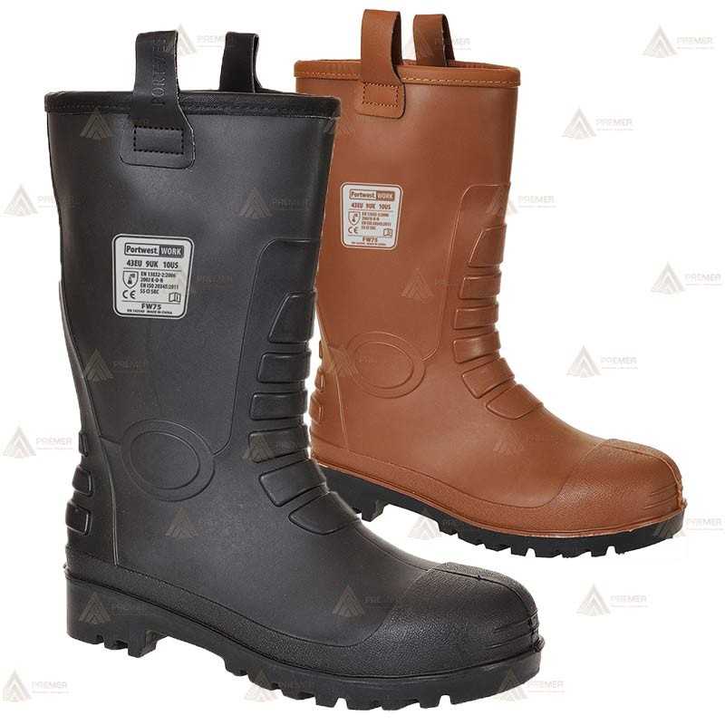 Bota con forro, anti ácidos y de seguridad S5 CI SRC E A