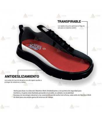 Zapato de uniformidad Skechers Flex Advantage Foucher SR  (Hombre)