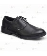 Zapato de piel con cordones para uniformidad
