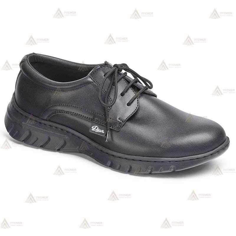 Zapato de piel con cordones para uniformidad